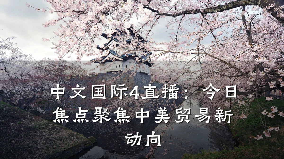 中文国际4直播:今日焦点聚焦中美贸易新动向