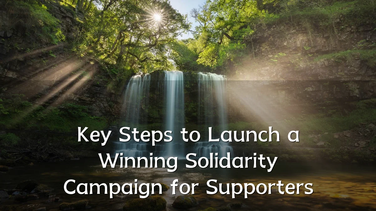 Key Steps to Launch a Winning Solidarity Campaign for Supporters