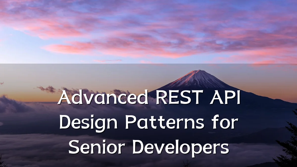 Advanced REST API Design Patterns for Senior Developers