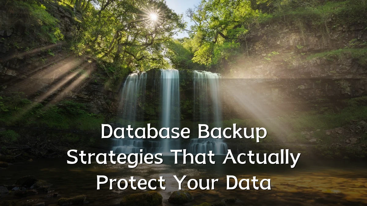 Database Backup Strategies That Actually Protect Your Data