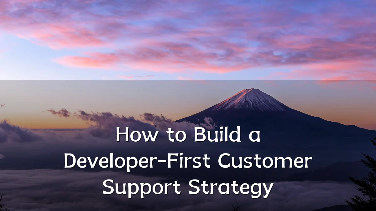 How to Build a Developer-First Customer Support Strategy