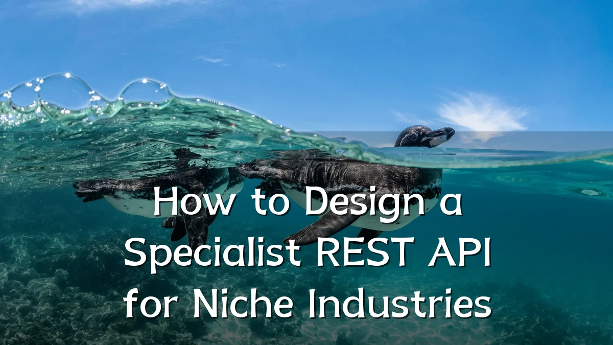 How to Design a Specialist REST API for Niche Industries