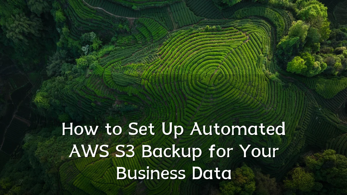 How to Set Up Automated AWS S3 Backup for Your Business Data