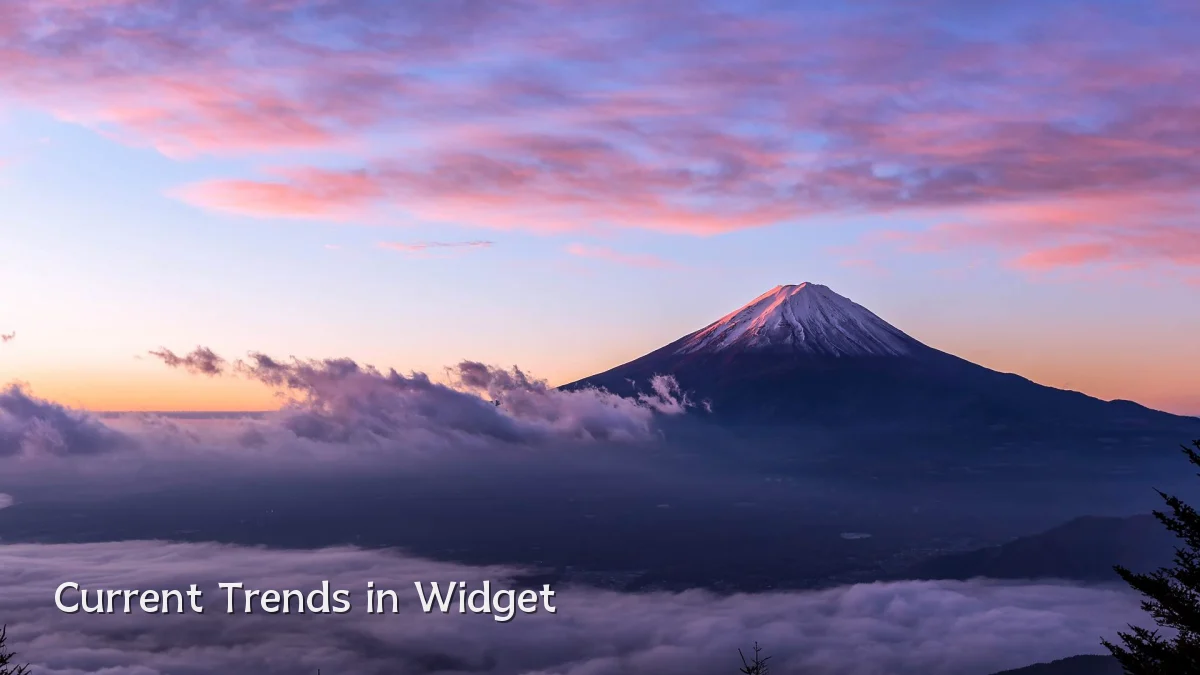 Current Trends in Widget