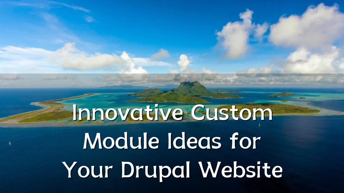 Innovative Custom Module Ideas for Your Drupal Website