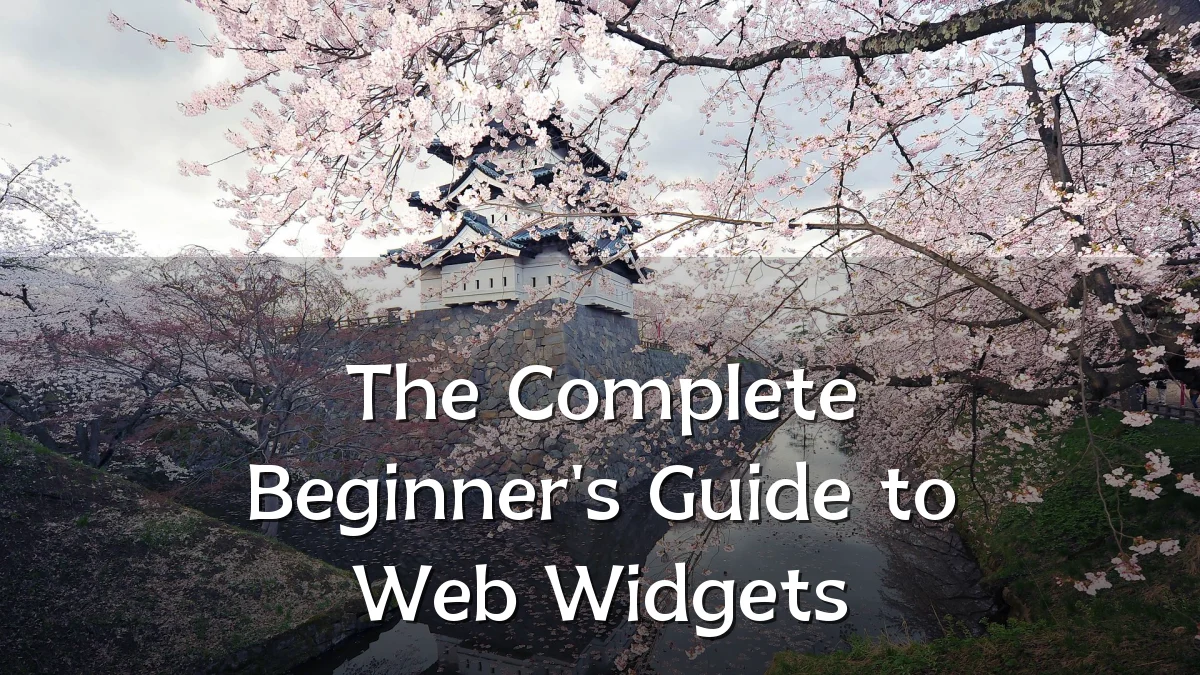 The Complete Beginner's Guide to Web Widgets
