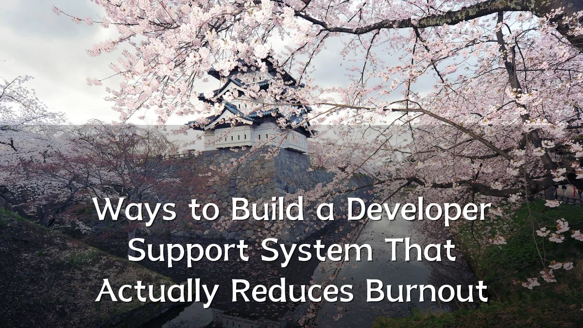 Ways to Build a Developer Support System That Actually Reduces Burnout