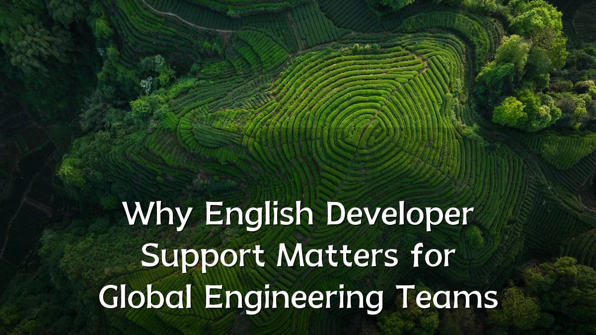 Why English Developer Support Matters for Global Engineering Teams