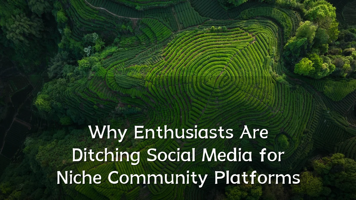 Why Enthusiasts Are Ditching Social Media for Niche Community Platforms